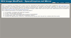 Desktop Screenshot of imagemod.spaceempires.net